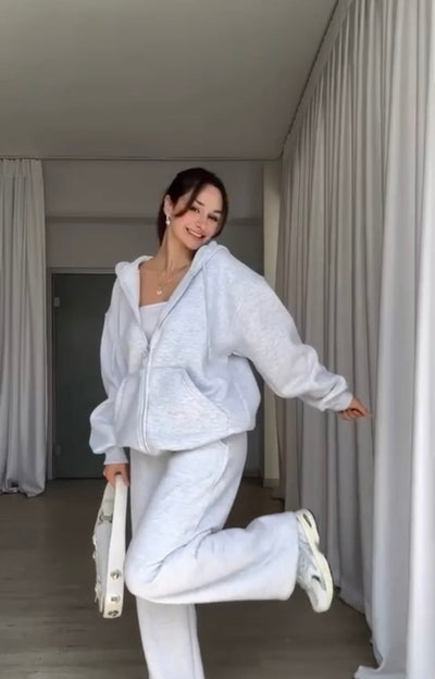 Tamara® | Gestricktes Hoodie-Set