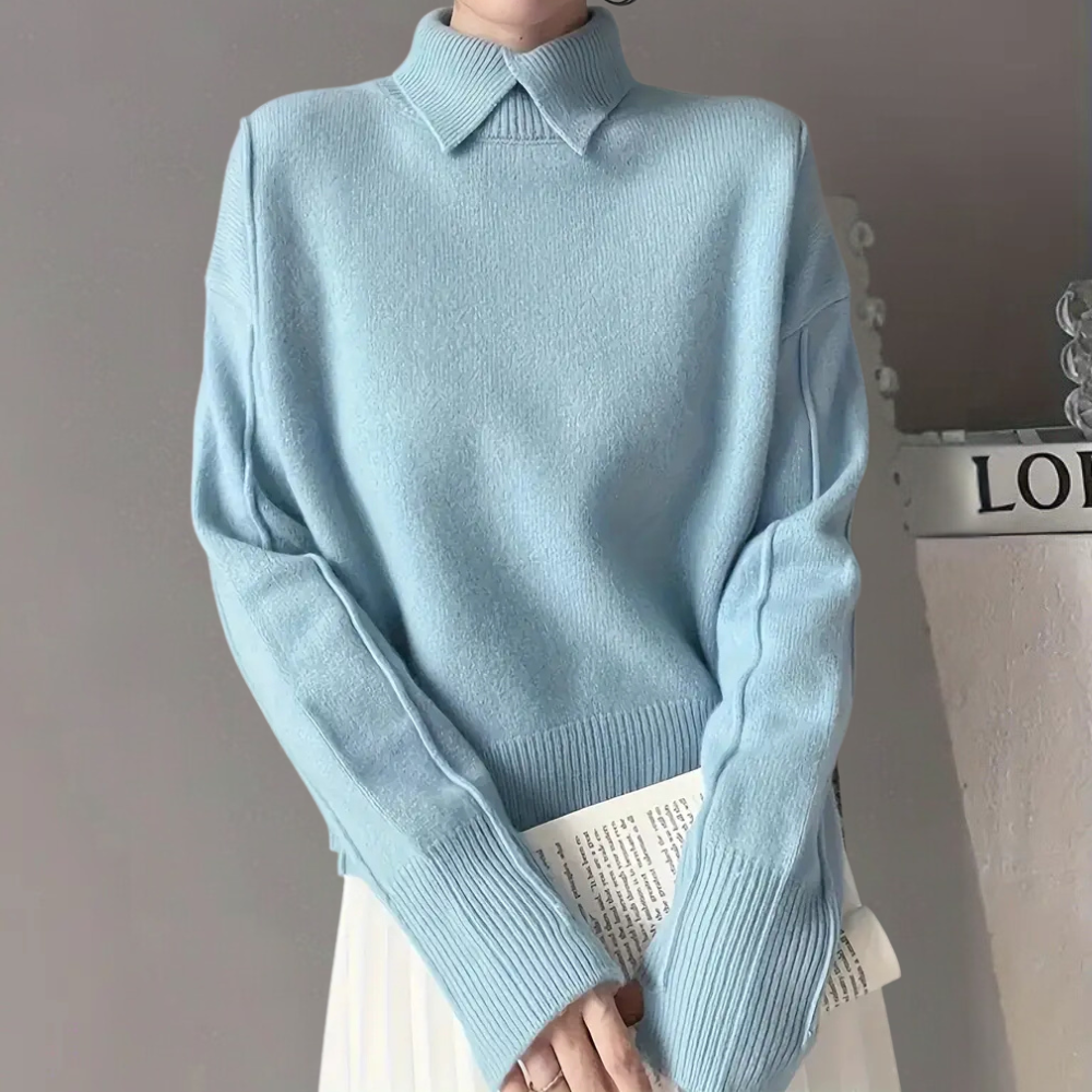 Kayla - eleganter gehäkelter pullover für frauen