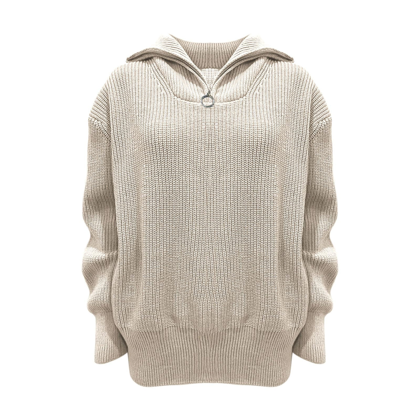 Yara® | Rollkragenpullover mit Reißverschluss