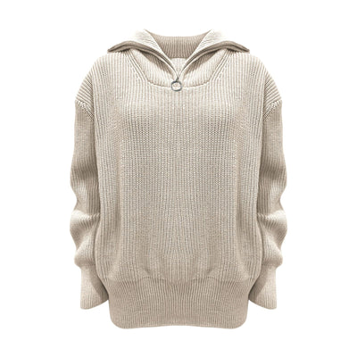 Yara® | Rollkragenpullover mit Reißverschluss