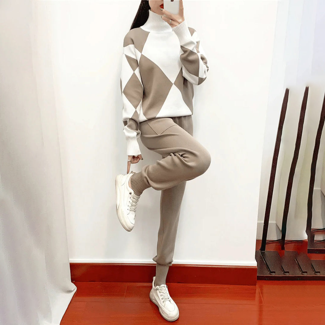 Maryana - kuscheliger pullover und hose für einen stilvollen look