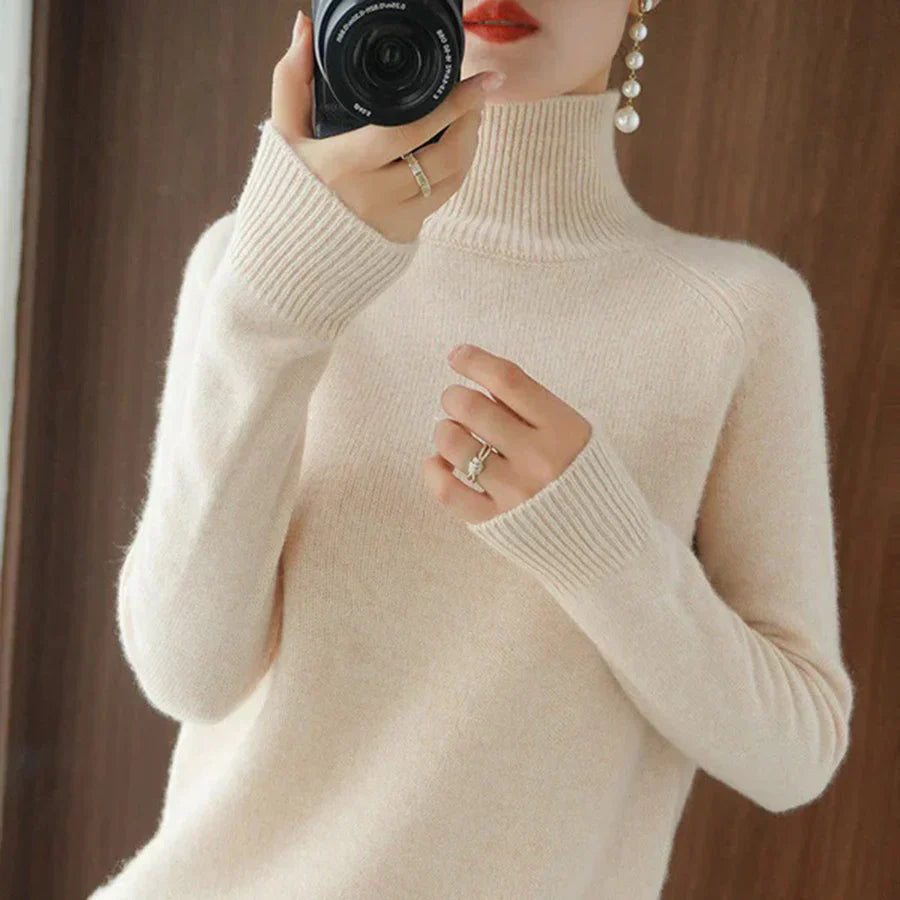Euphrasia - modischer gestreifter pullover mit raffiniertem Look
