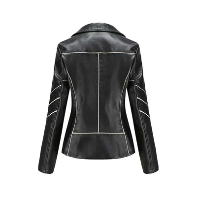 Hannie - elegante lederjacke für einen raffinierten look