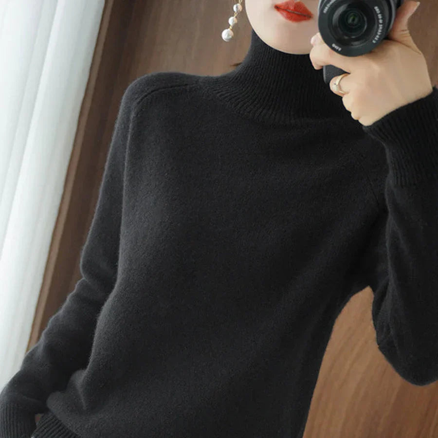 Euphrasia - modischer gestreifter pullover mit raffiniertem Look
