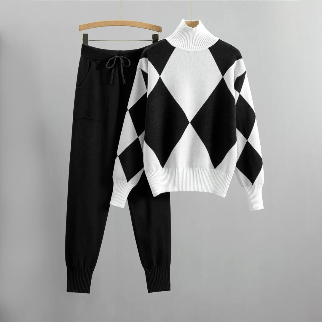 Maryana - kuscheliger pullover und hose für einen stilvollen look