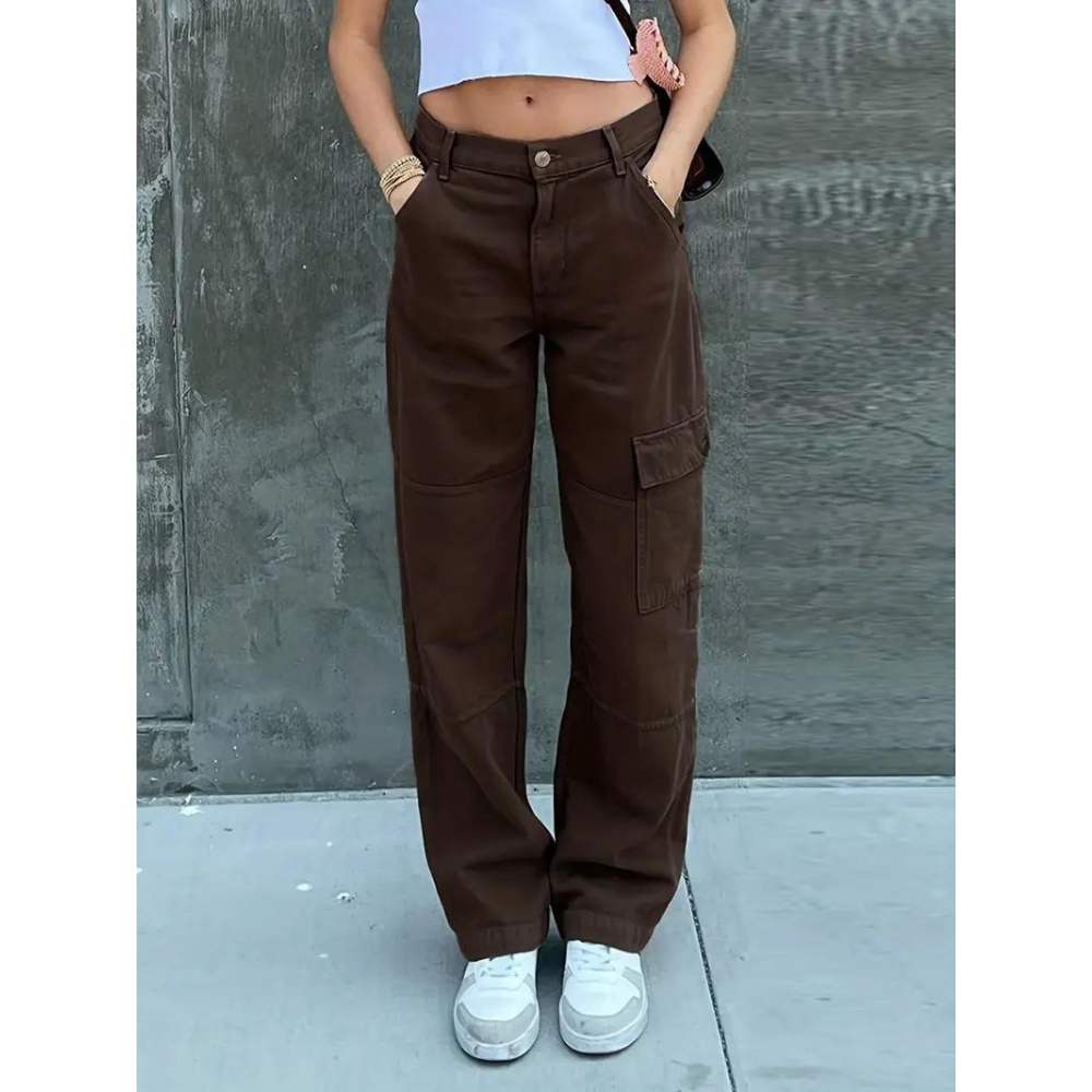 Senja - trendige damen-cargohose für einen lässigen look