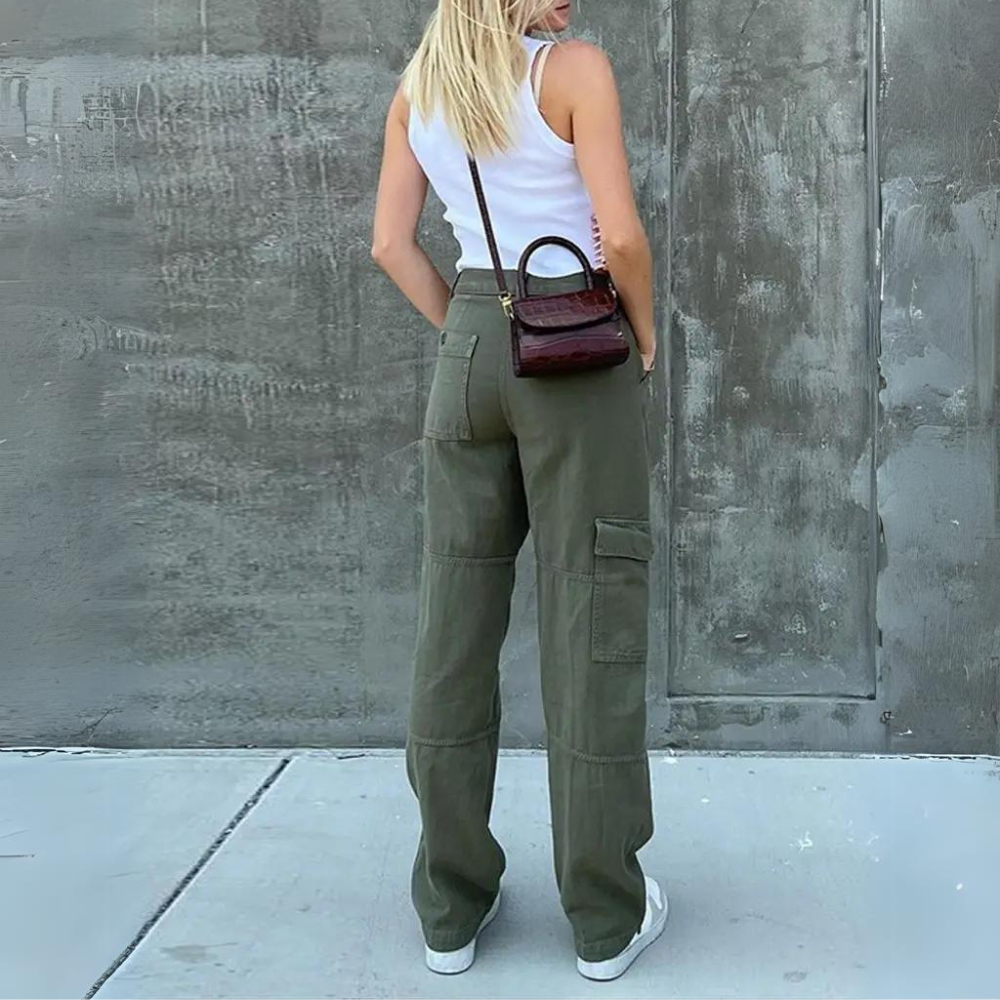 Senja - trendige damen-cargohose für einen lässigen look