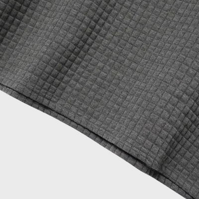 Liam | Waffelstrick-Poloshirt mit auffälliger Kontrastfarbe