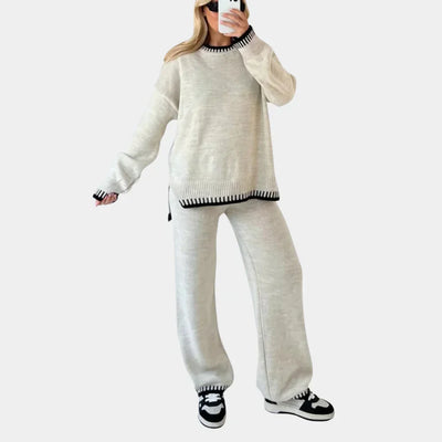 Eloisa - elegantes zweiteiliges strickset für damen
