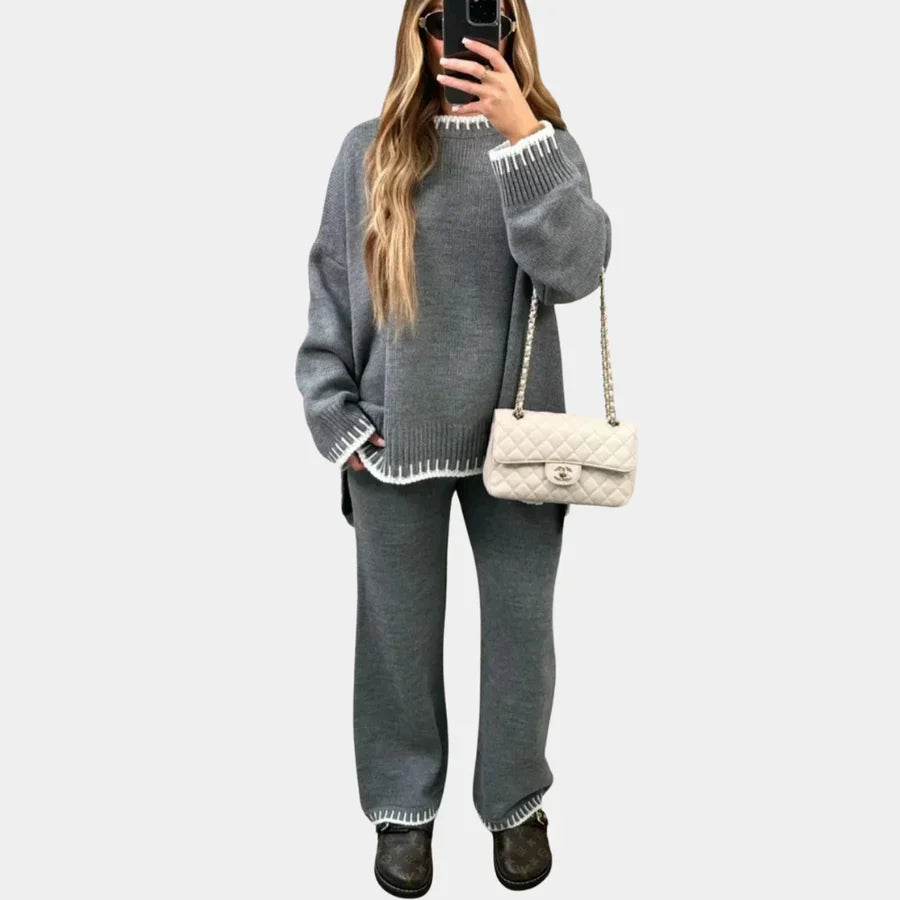 Eloisa - elegantes zweiteiliges strickset für damen