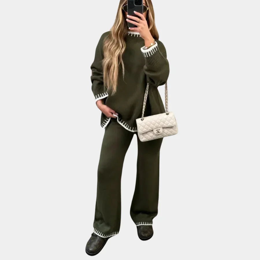 Eloisa - elegantes zweiteiliges strickset für damen