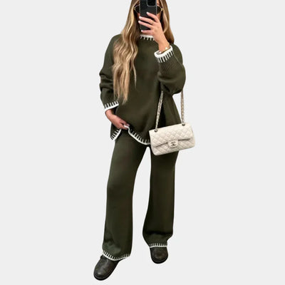 Eloisa - elegantes zweiteiliges strickset für damen