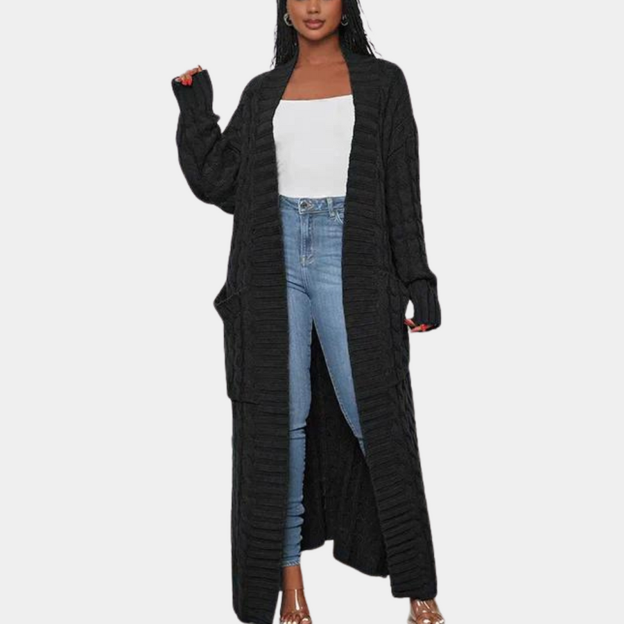 Hilda | Lässige und bequeme Winter-Strickjacke