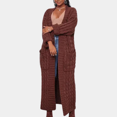 Hilda | Lässige und bequeme Winter-Strickjacke