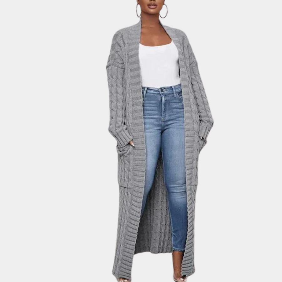 Hilda | Lässige und bequeme Winter-Strickjacke