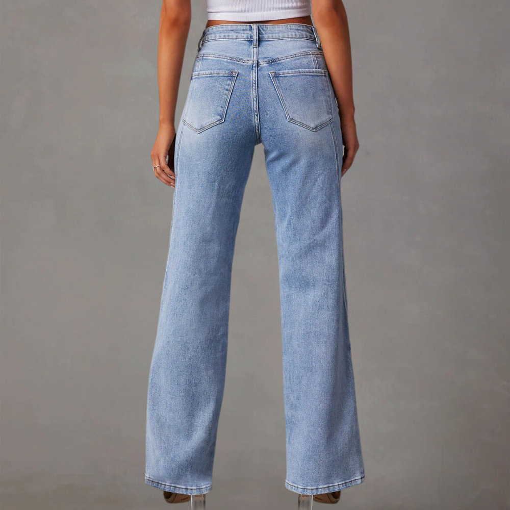 Modische Röhrenjeans für damen mit trendigem fair