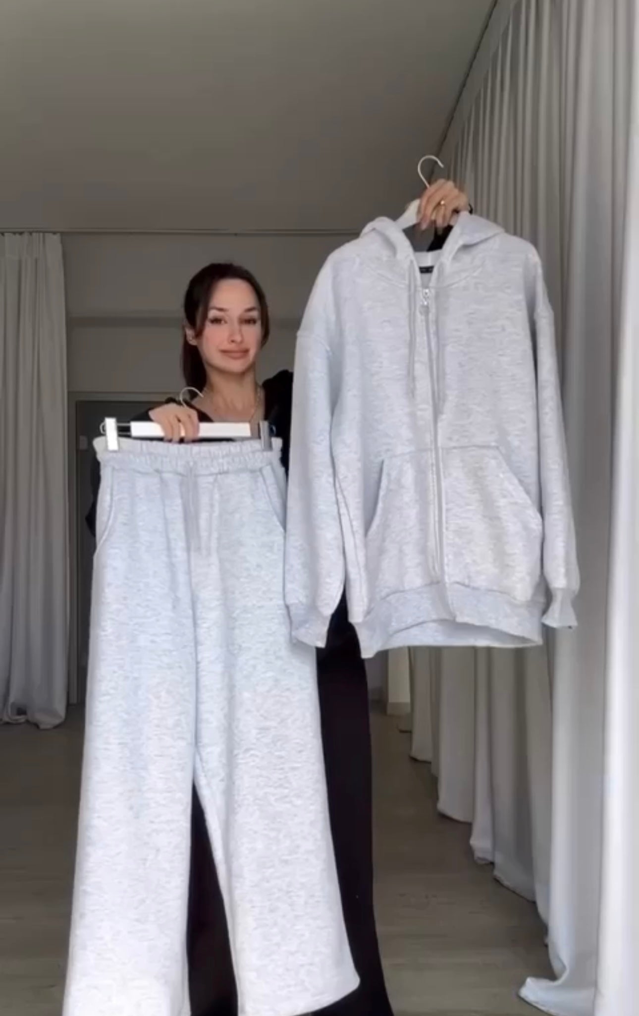 Tamara® | Gestricktes Hoodie-Set