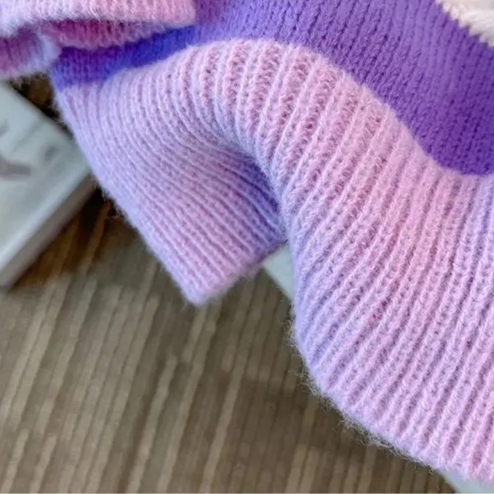 Rudella - glamouröser damenpullover mit eleganten schulterträgern