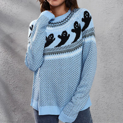 Stylischer cousins-halloween-pullover für damen – perfekt für die feiertage!