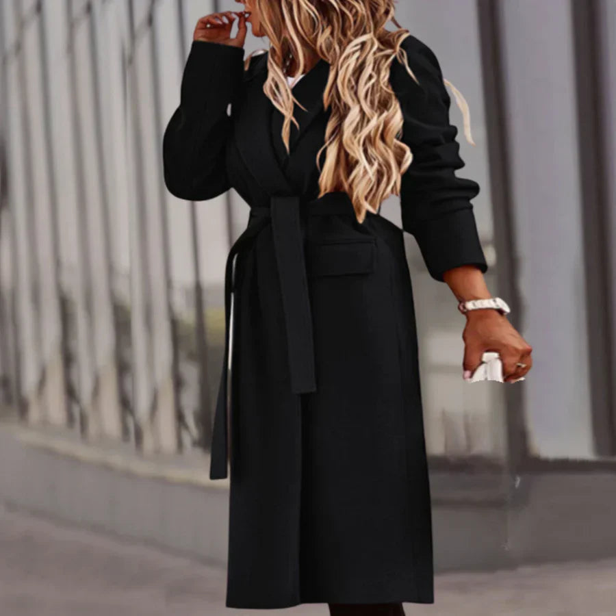 Valeraine - elegante damenjacke mit modischem gürtel