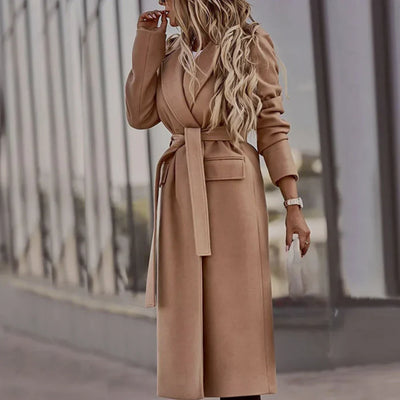 Valeraine - elegante damenjacke mit modischem gürtel