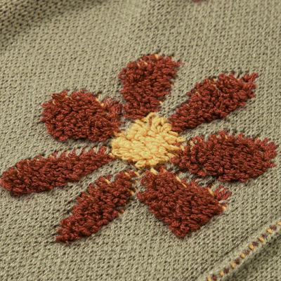 Honoria - eleganter geblümter pullover für frauen