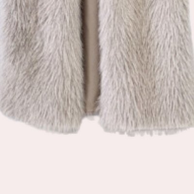Tara – eleganter plüsch-wintermantel für damen