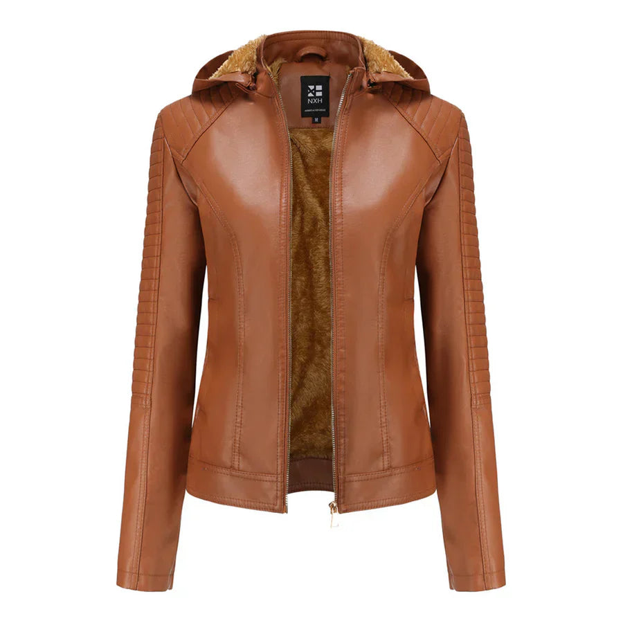 Mirjete - elegante lederjacke für einen zeitlosen look