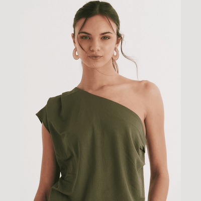 Sienna | One-Shoulder Top mit lässigem Schnitt