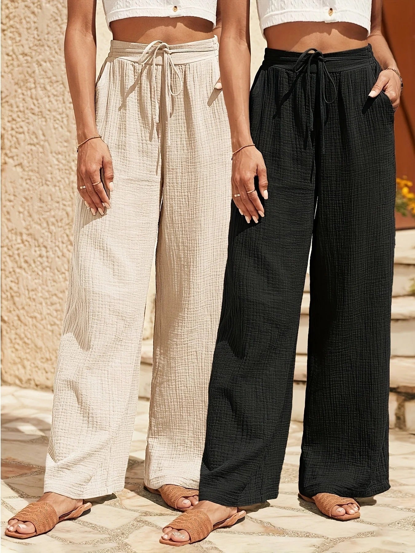 Pia | Luftige Wide-Leg Hose für entspannte Sommertage