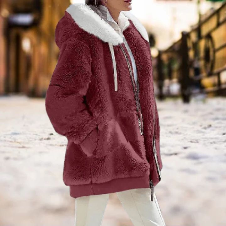 Elsa® | Winter-Hoodie aus hellblauem Fleece