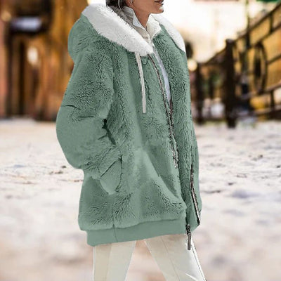 Elsa® | Winter-Hoodie aus hellblauem Fleece
