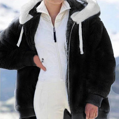 Elsa® | Winter-Hoodie aus hellblauem Fleece