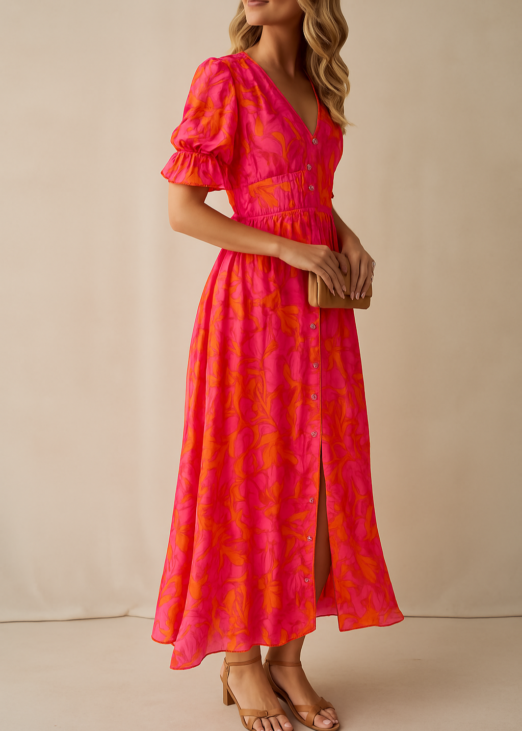 Fleur - Schmeichelhaftes Maxikleid