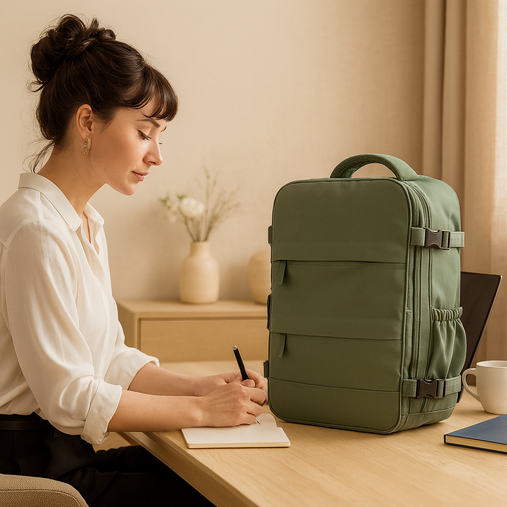 Handgepäck-Rucksack 40 x 20 x 25 – Passt in die Ryanair-Freigepäckmenge für unter den Sitz