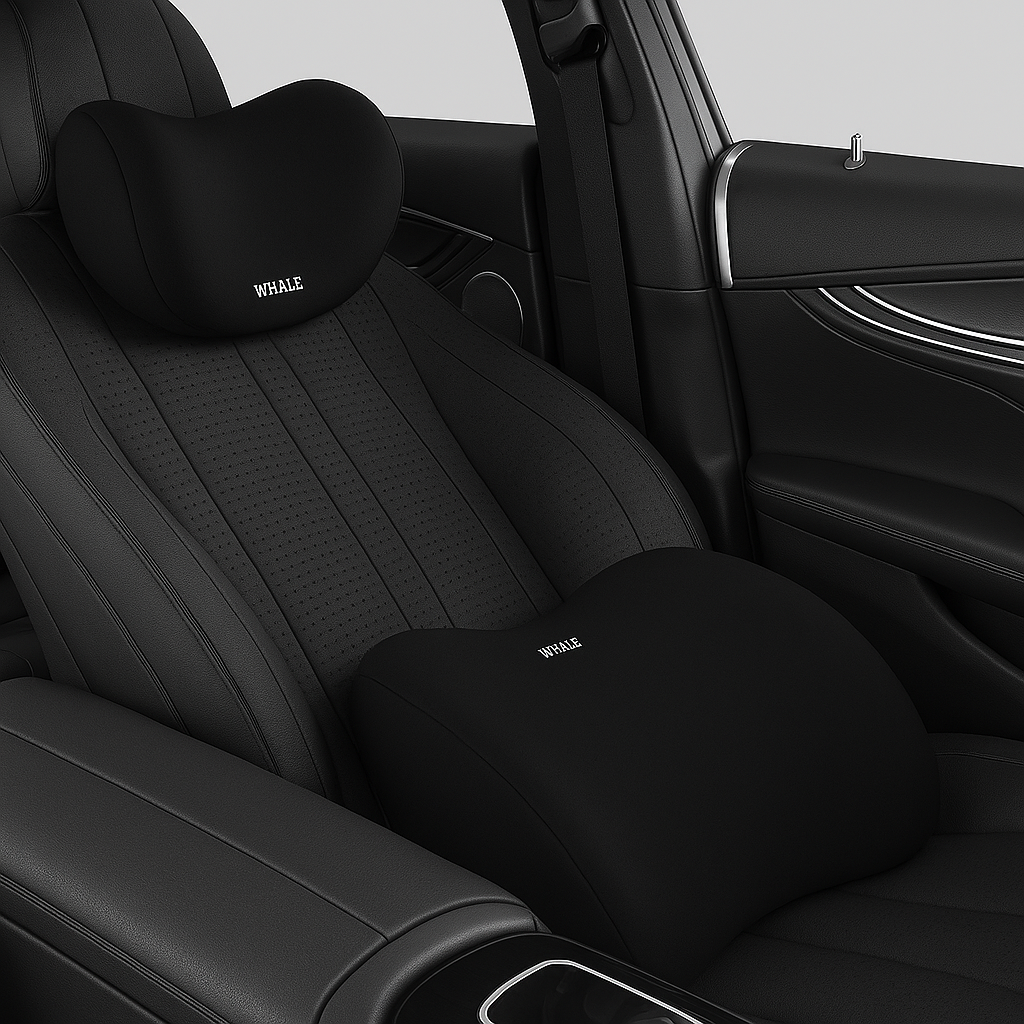 Cervovia | Ergonomisches Memory Foam Autokissen-Set