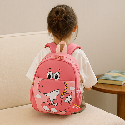 Süßer Cartoon-Dinosaurier-Rucksack – Leichte und atmungsaktive Schultasche für Kinder