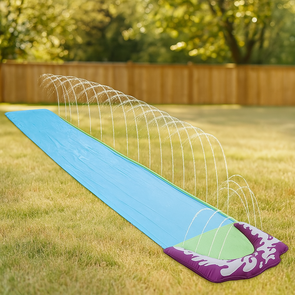 Riesige aufblasbare Wasserrutsche (5,0 m) – 73,66 cm breit – für Kinder und Erwachsene