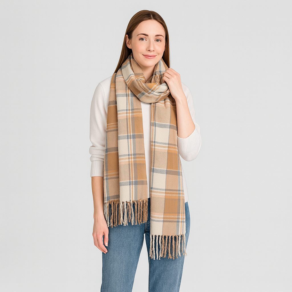 Sofia | Übergroßer Winterschal mit weichem Strick