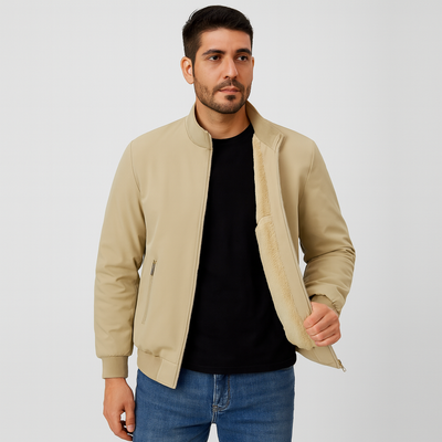 Erik | Warme Herren-Fleecejacke mit Stehkragen