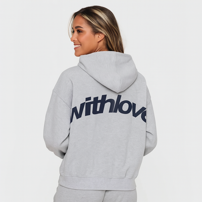 Klassischer Hoodie mit Print – Weiche Baumwollmischung – Lässig & Bequem