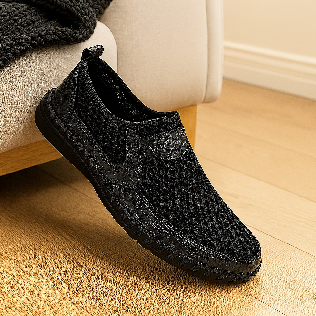 Herren-Loafer – Outdoor-Schlupfschuhe mit Gummisohle