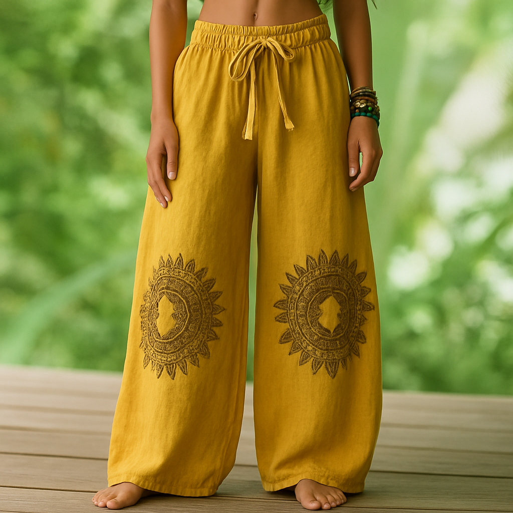 Gladys – Bequeme Yoga Hose im Bohemian Stil