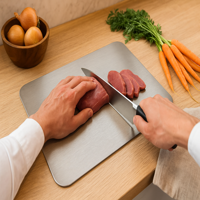 HygieBoard Antibakterielles Schneidebrett für die Küche – Doppelseitig & Rutschfest