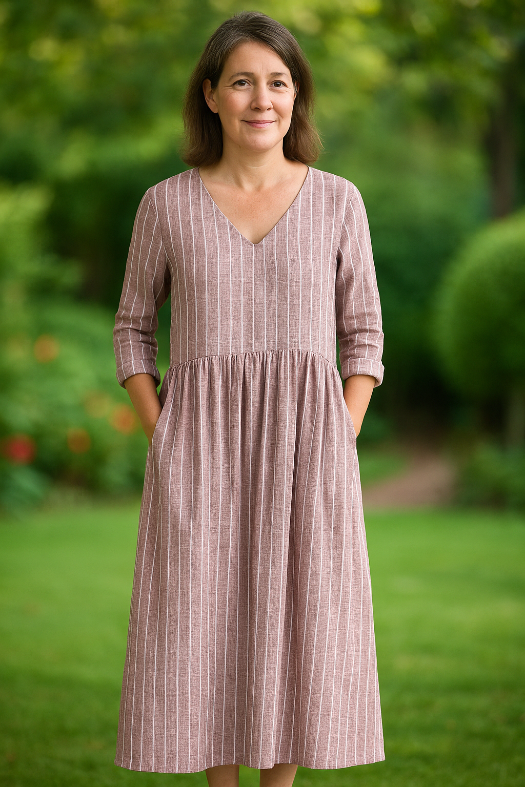 Gregoria – Lässiges Gestreiftes Kleid