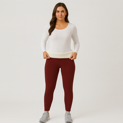 Selora | Kuschelige Thermo-Leggings mit Sherpa-Futter für Damen