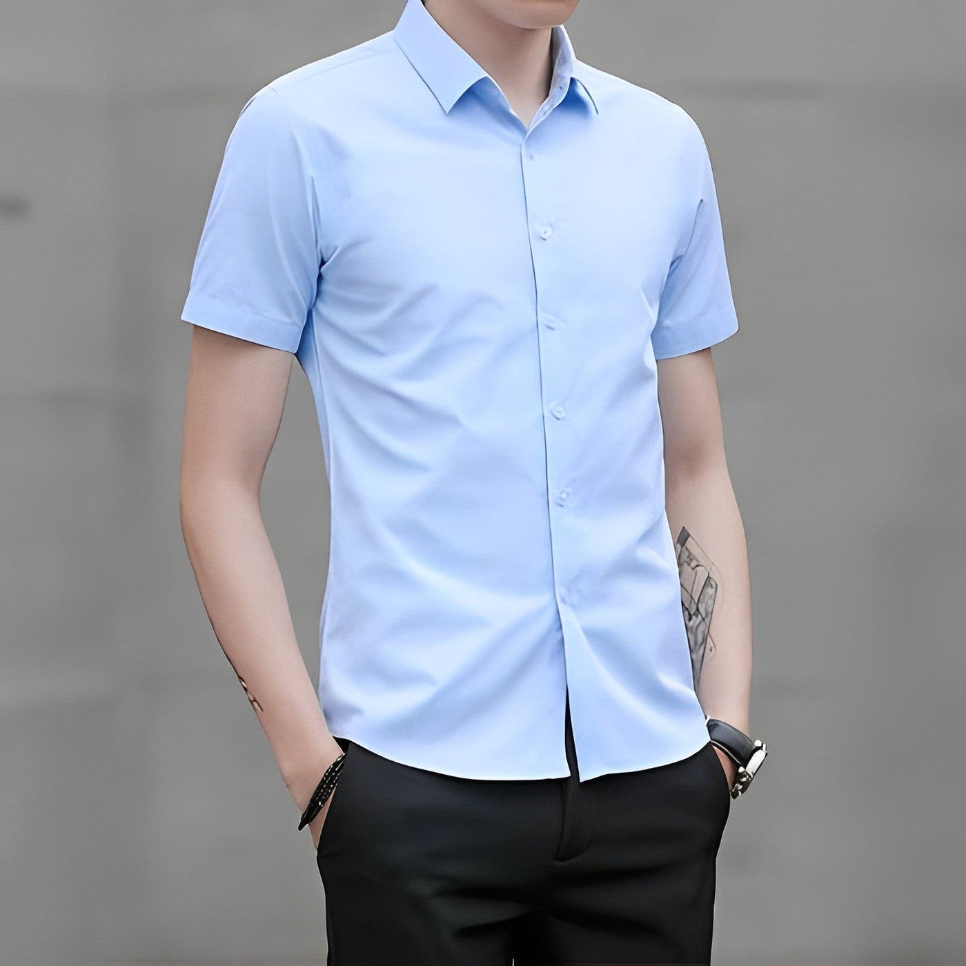 Sommer-Kurzarmhemd für Männer - FLYNN