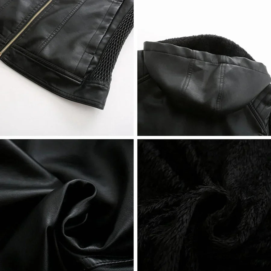 Mirjete - elegante lederjacke für einen zeitlosen look