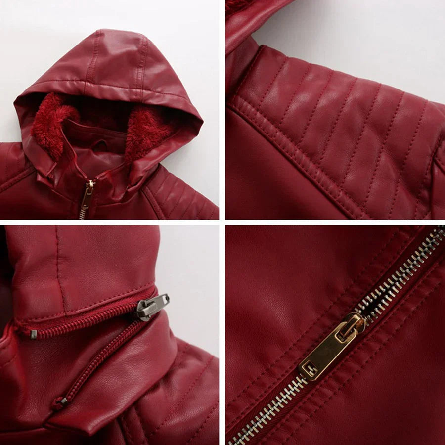 Mirjete - elegante lederjacke für einen zeitlosen look