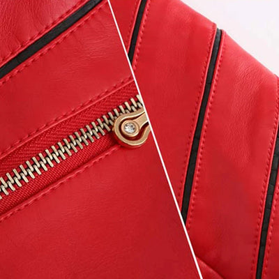 Hannie - elegante lederjacke für einen raffinierten look